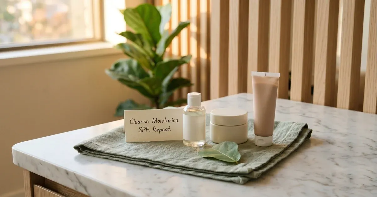 Illustration accompanying A simple skin-care routine: choose each product for a reason