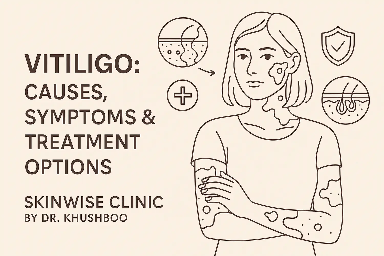 Vitiligo: Causes, Symptoms & Treatment Options -- Explained by Dr. Khushboo