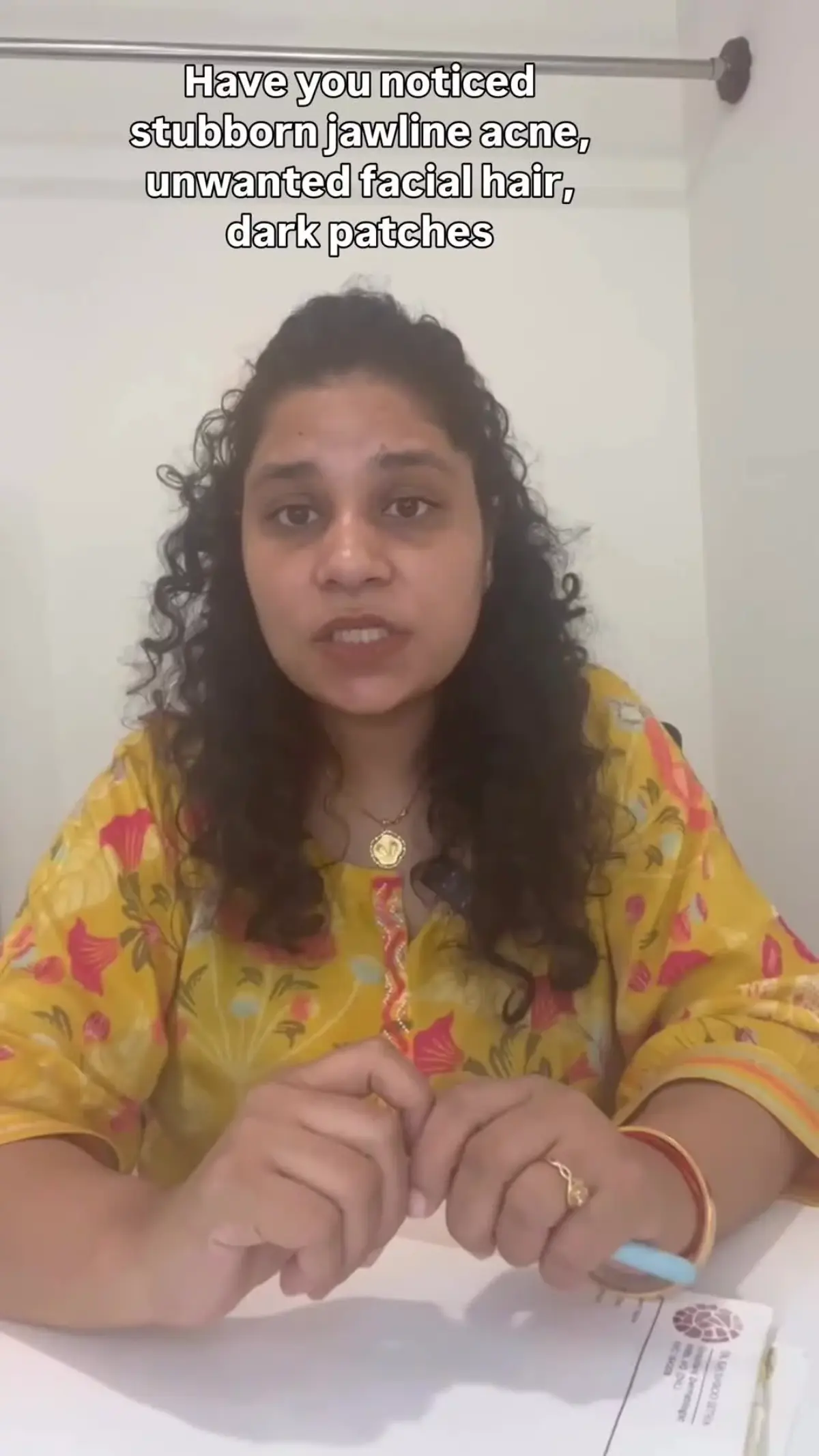 Acne, facial hair, hair thinning...PCOD?